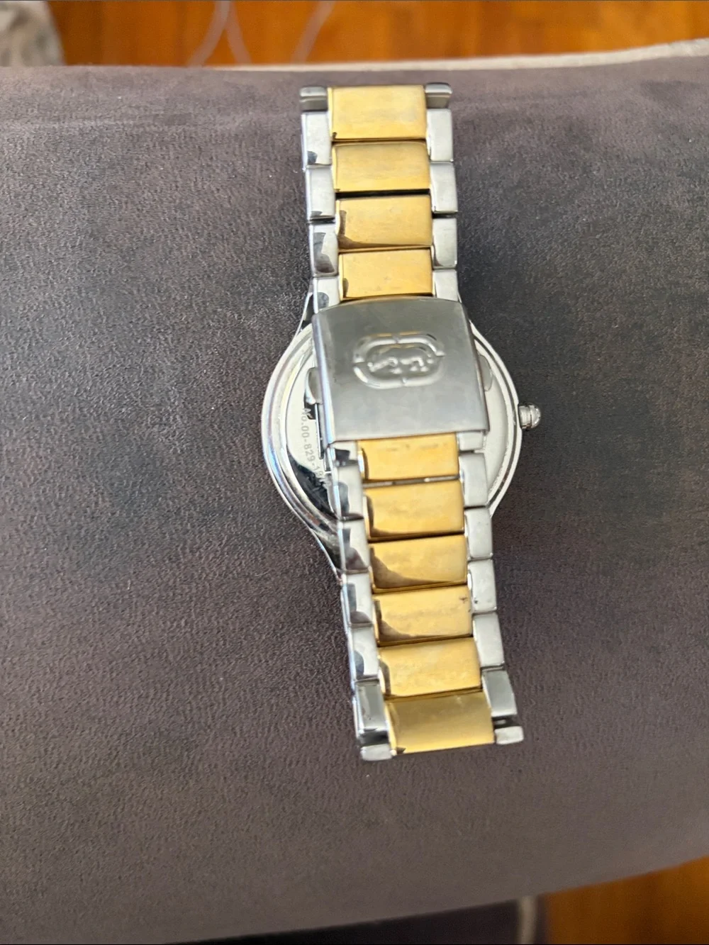 ECKO UNLIMITED Two-Tone Gold and Silver Bracelet Watch
